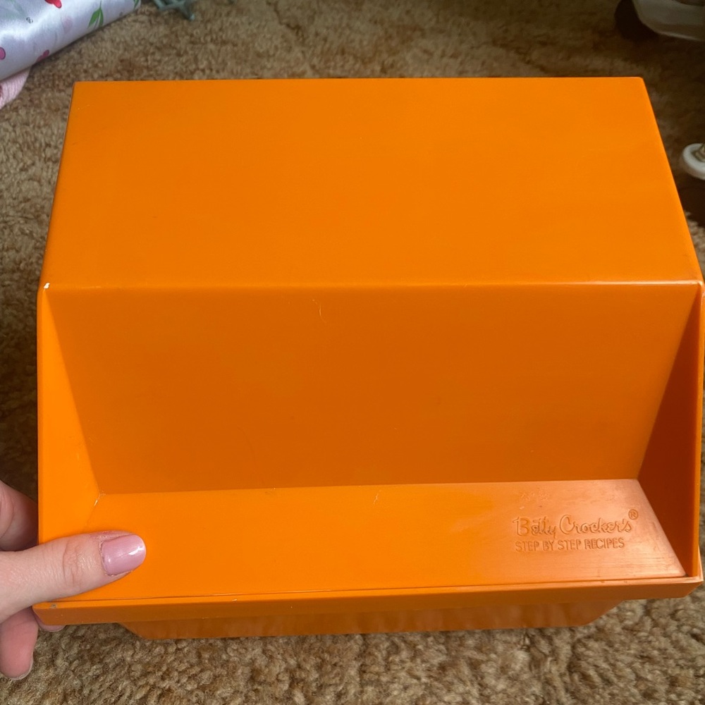 Vintage Betty Crocker Recipe Case